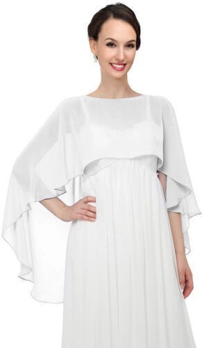 Womens chiffon shawl bridal - womens,