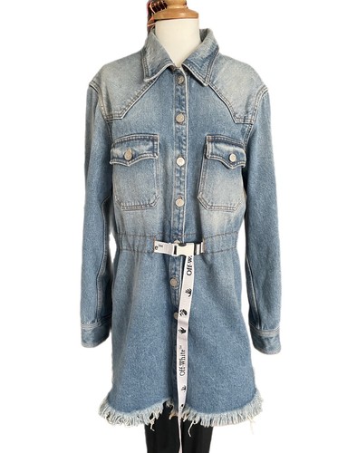 Off white dress jacket - jacket, denim
