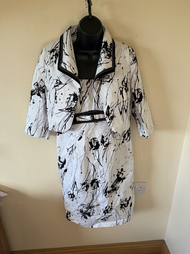 White black dress jacket - white/black, dress/jacket