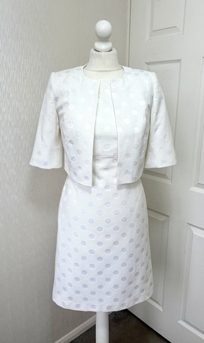 Coast petra white spot dress - petra,