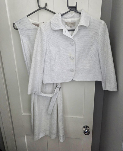 Hobbs white textured piece - hobbs, 2-piece