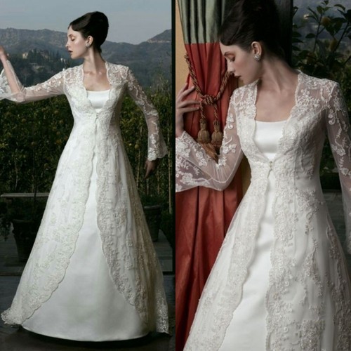 Elegant wedding dress - elegant,