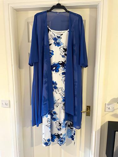 Women plus 2xl - women’s, blue/white