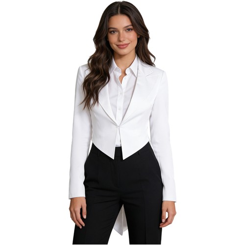 Women tailcoat suit jacket - women,