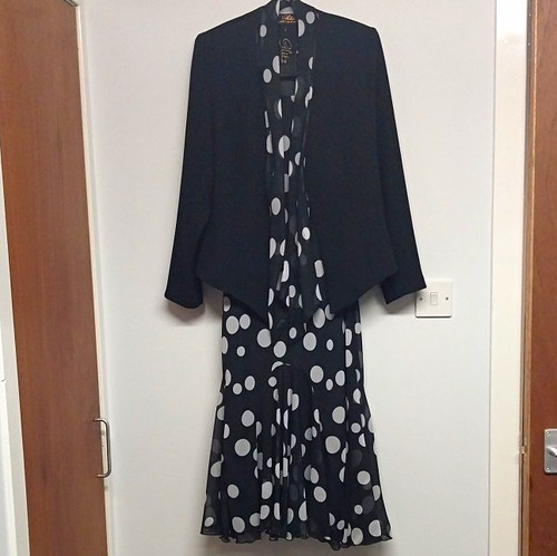 Glitz 2pc chiffon dress - dress, &