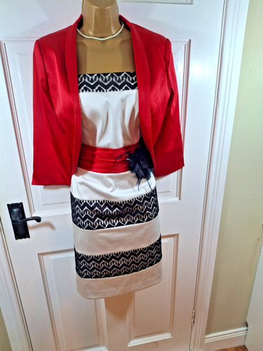 Zeila donna black - red, white